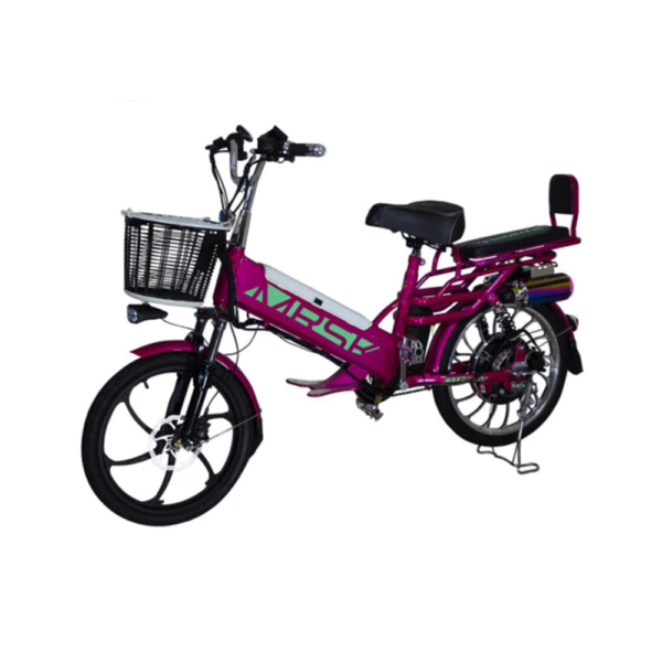 bicicleta electrica murasaki color rosada para cuba