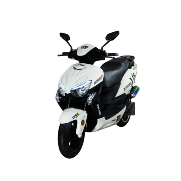 moto electrica xs6 Sport Max Series Murasaki manual blanca para cuba