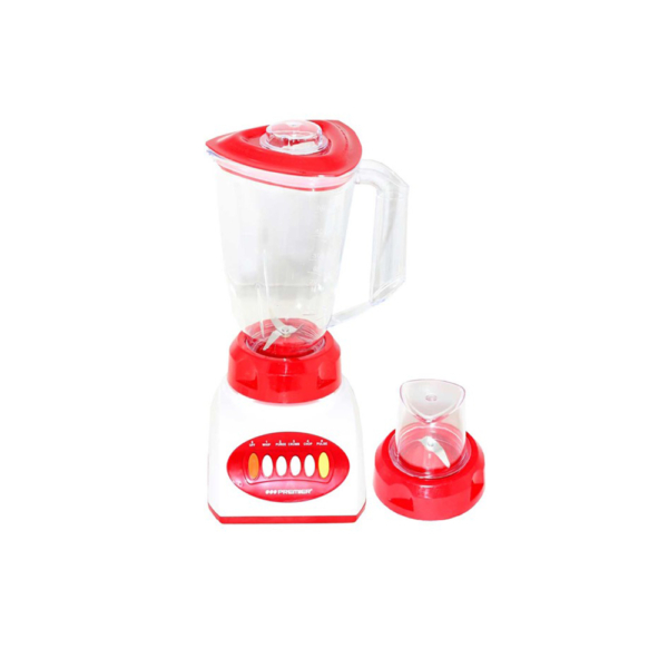 licuadora con jarra de plastico 2 en 1 roja para cuba