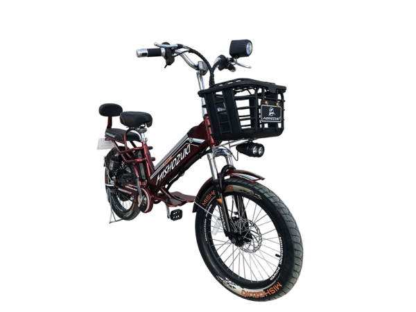 bicicleta eléctrica mishozuki roja para cuba