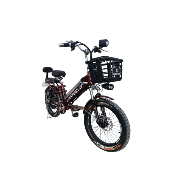 bicicleta eléctrica mishozuki roja para cuba